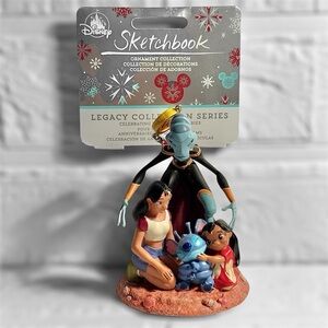 New Disney Sketchbook Legacy Collection Series Ornament with Lilo, Stitch